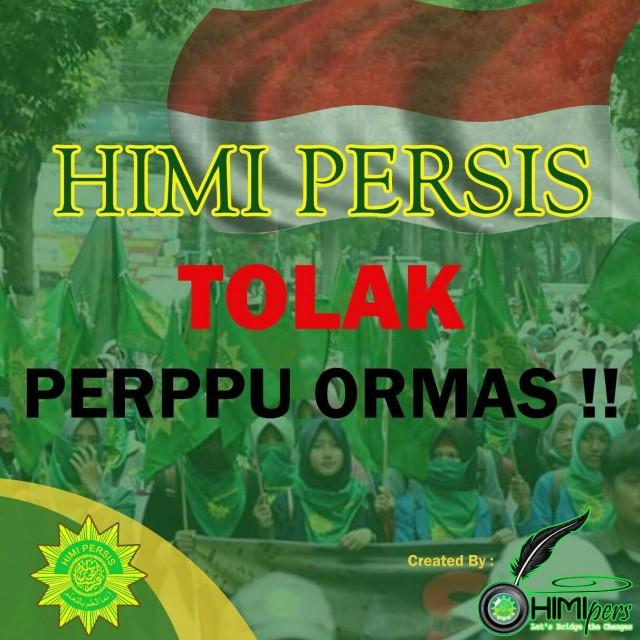 Substansi Pokok Cederai Hak Individu dan Hak Berserikat, HIMI Persis Tolak Perppu 2/2017