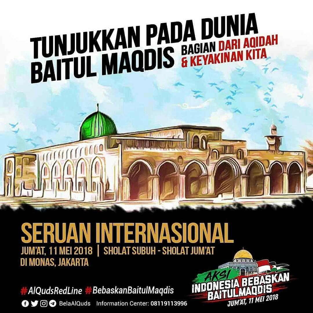 Khutbah Jumat Seruan Aksi 'Bebaskan Baitul Maqdis'