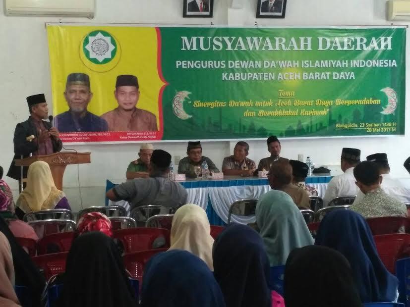 Dewan Dakwah Abdya Gelar Musda Ke IV