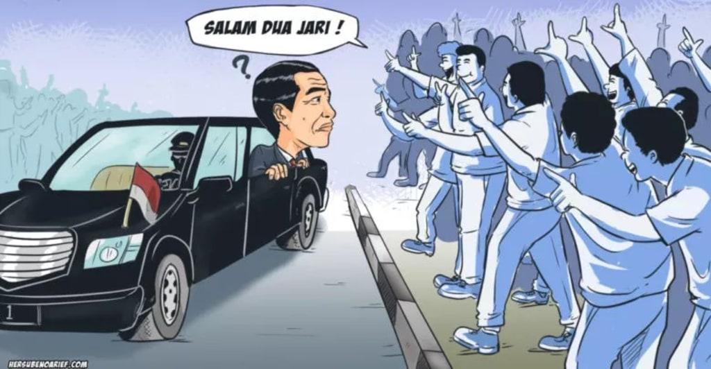 Perlawanan Massal Salam Dua Jari