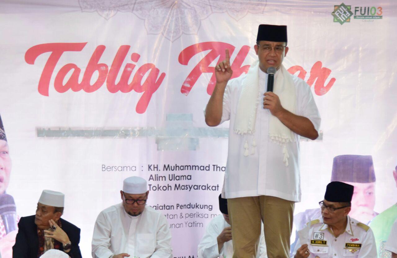 Anies Sebut Takbiran Keliling, Kurban di Sekolah Penting Guna Membentuk Akhlak Anak