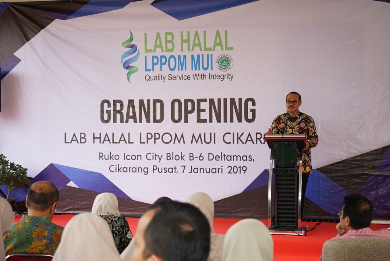 Lab Halal LPPOM MUI Diresmikan di Cikarang