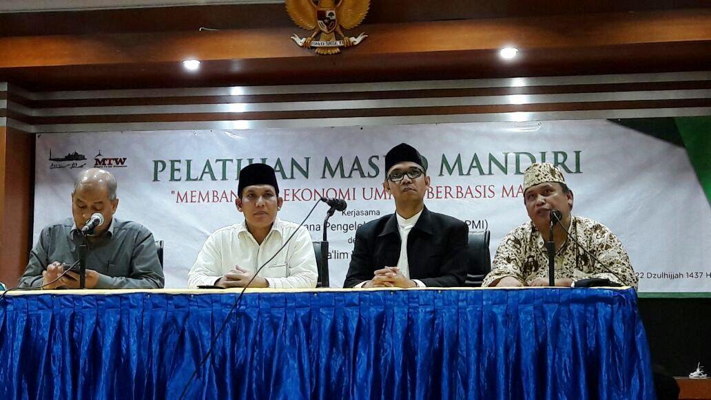 Ribuan Pengurus Masjid Ikuti Pelatihan Masjid Mandiri MTW