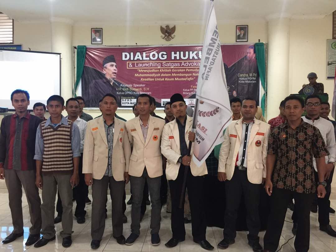 Pemuda Muhammadiyah Mataram Resmikan Satgas Advokasi