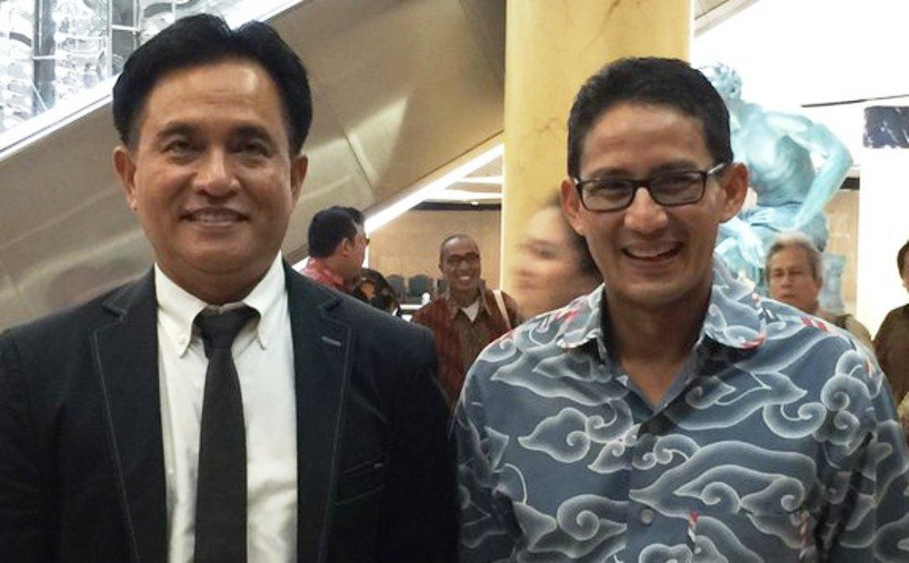 Parpol Diluar Koalisi Ahok-Djarot Usung Yusril-Sandiaga?